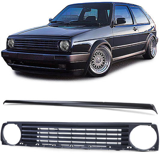 VW Golf 2 83-91 Griglia del radiatore senza emblema nera