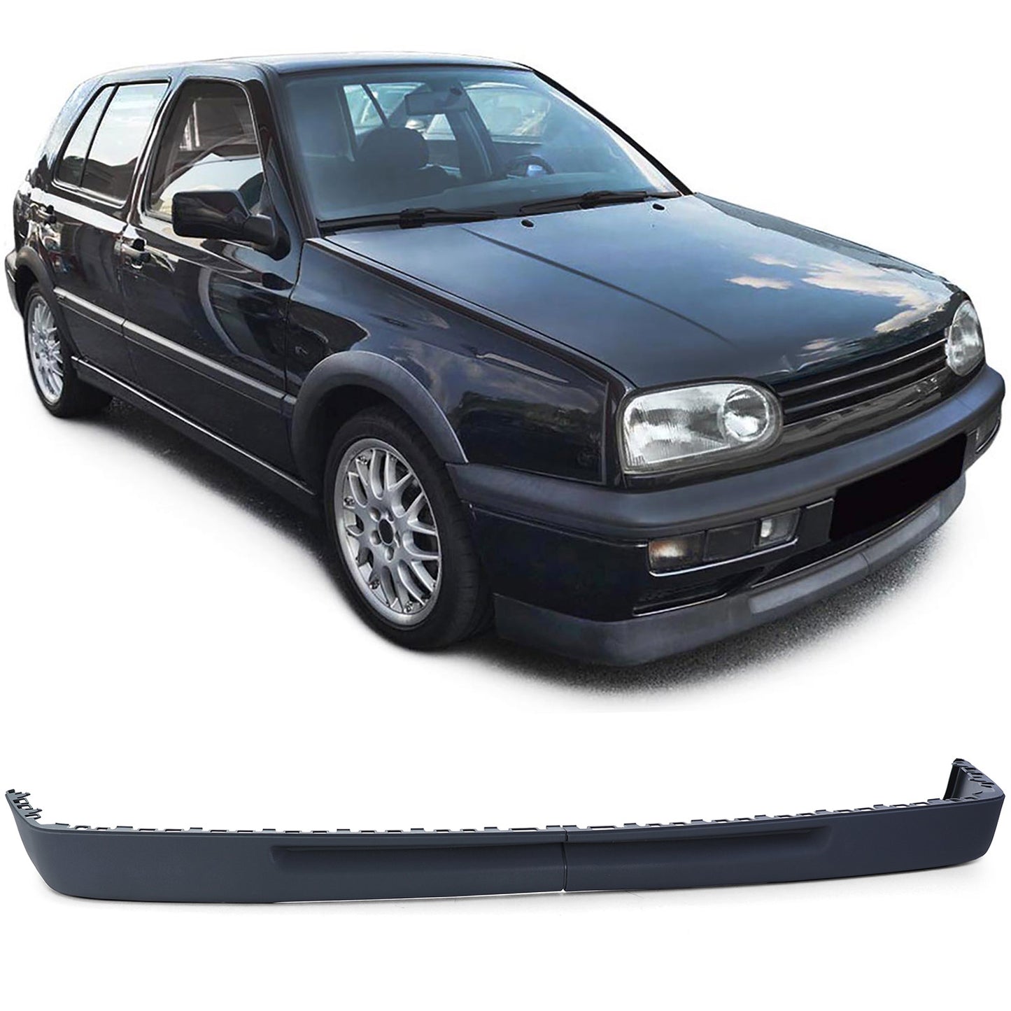 VW Golf 3 berlina Variant Cabrio 91-97 Spoiler anteriore lip versione sportiva