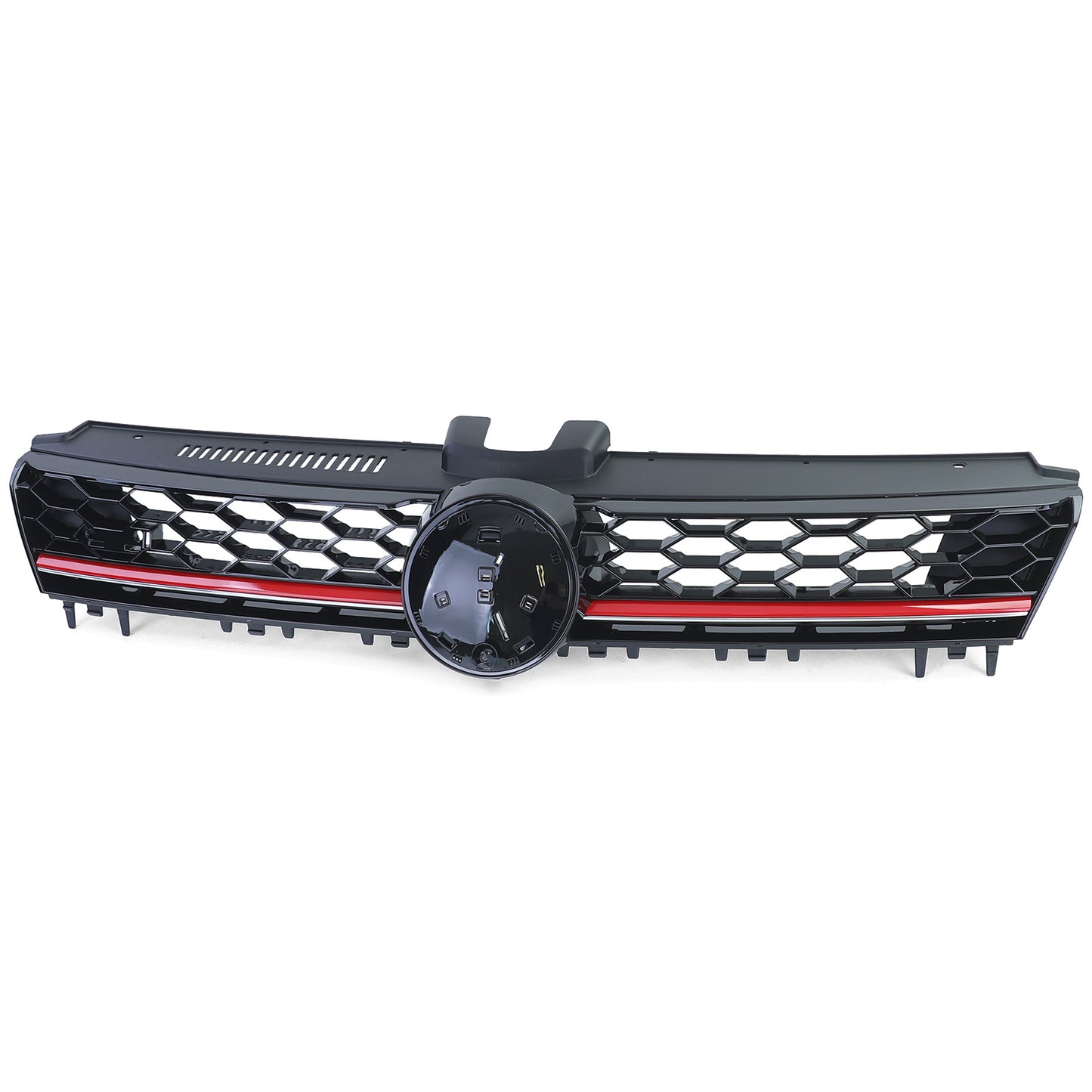 VW Golf 7 12-16 Griglia sportiva con nido d'ape nero lucido