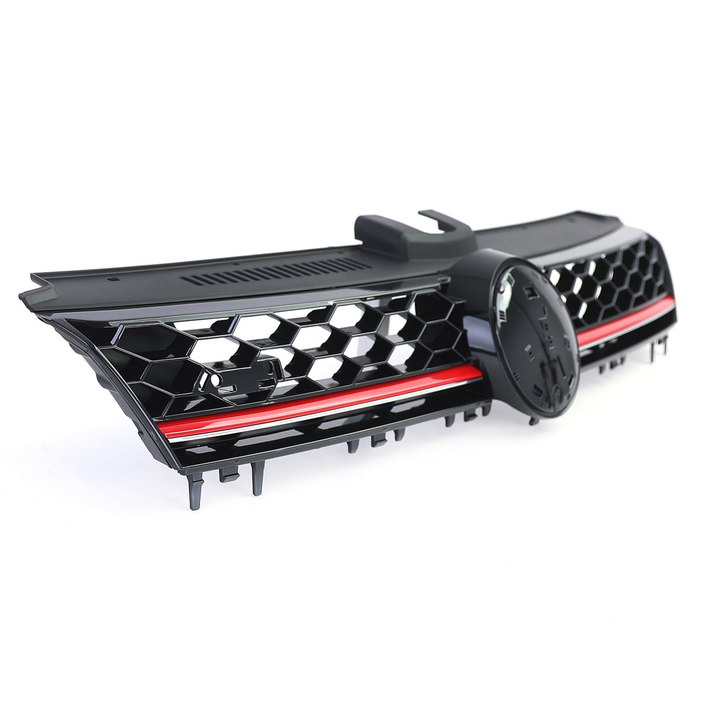 VW Golf 7 12-16 Griglia sportiva con nido d'ape nero lucido