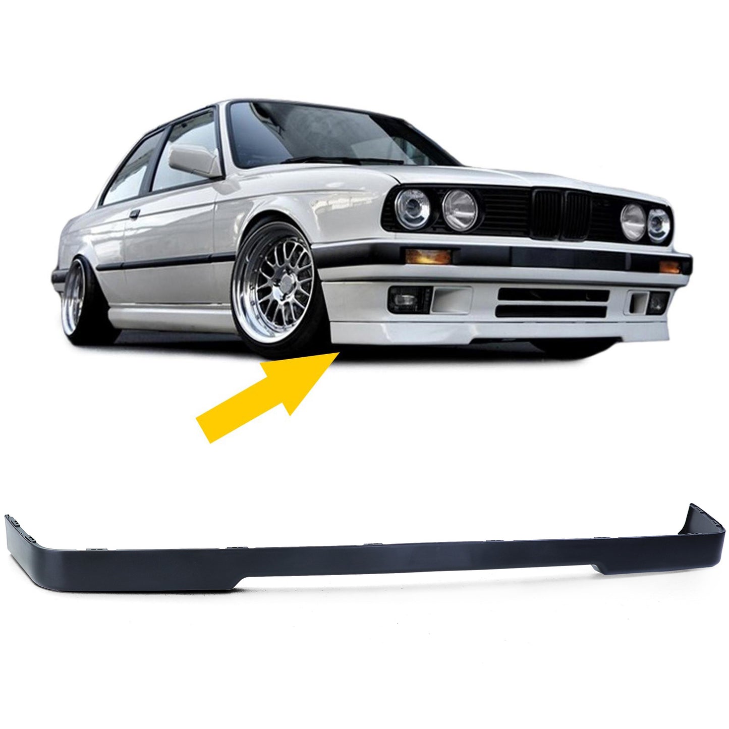 BMW Serie 3 E30 87-94 Spoiler sottostruttura a labbro dello spoiler anteriore