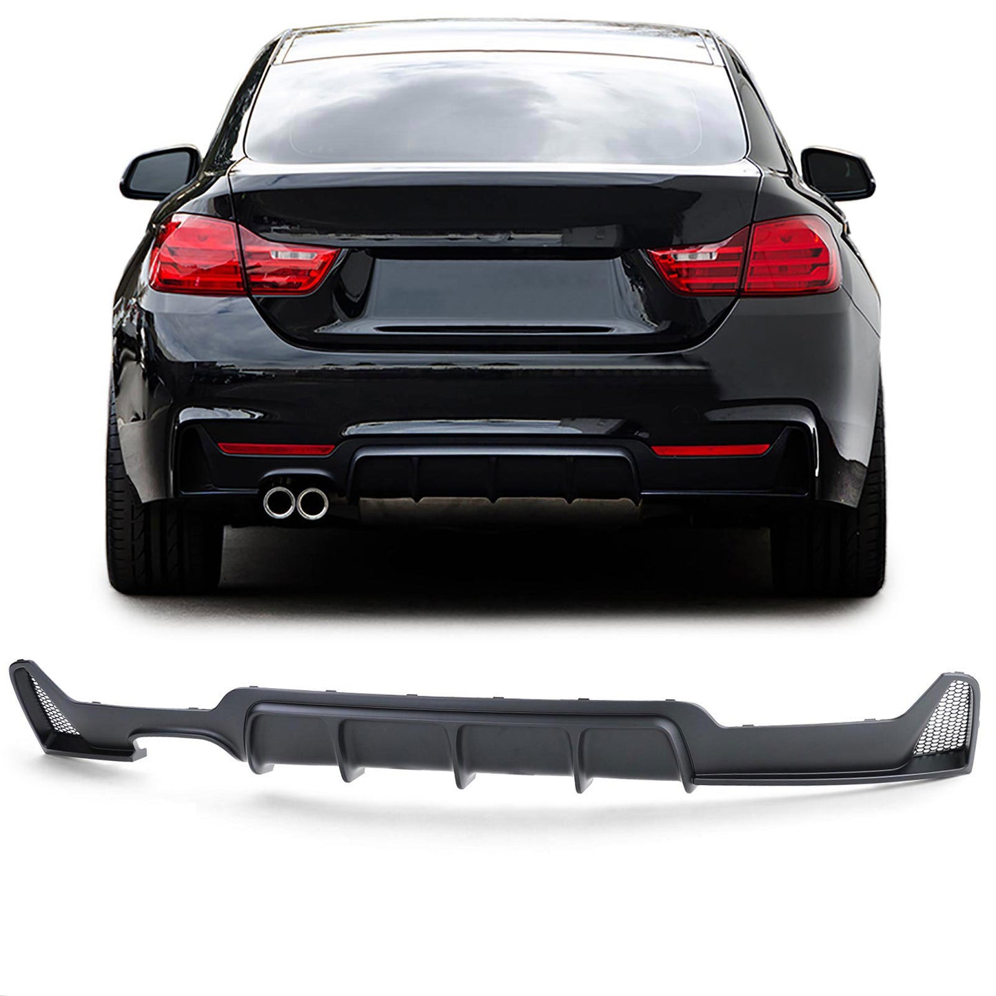 BMW serie 4 F32 F33 F36 425 428 430 Diffusore posteriore Performance Matt