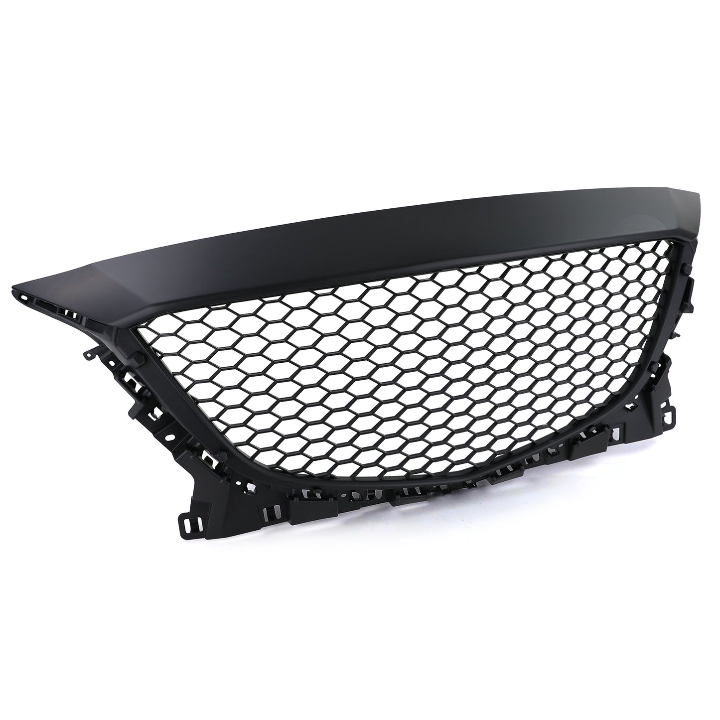 Mazda 3 BM 13-17 Griglia sportiva senza emblema in design a nido d'ape nero