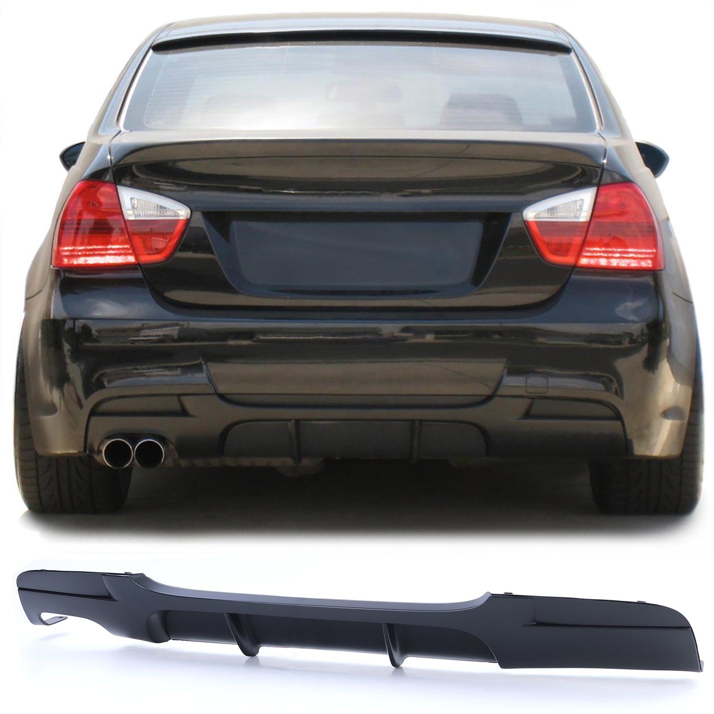 BMW E90 E91 Diffusore posteriore performance opaco