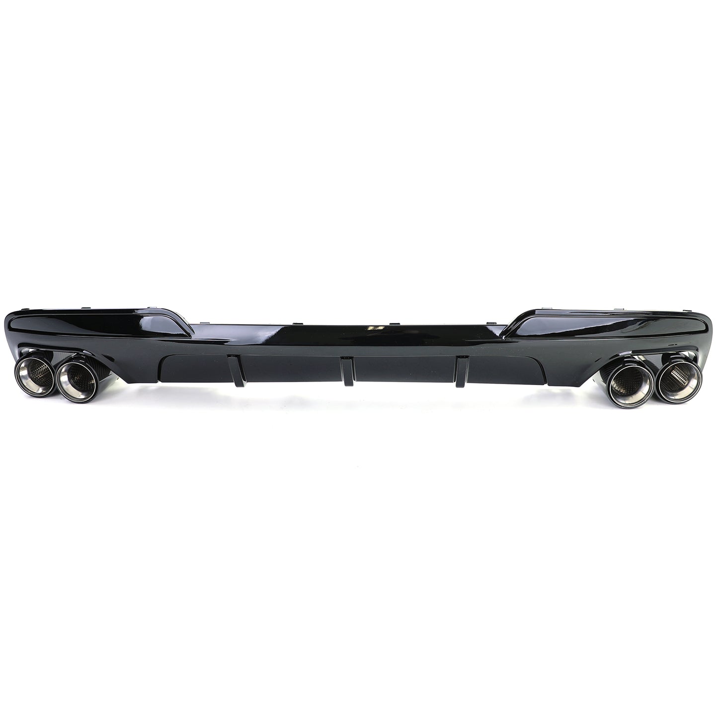 BMW F10 F11 535i 535d Diffusore posteriore lucido + terminali di scarico Marmitte in carbonio