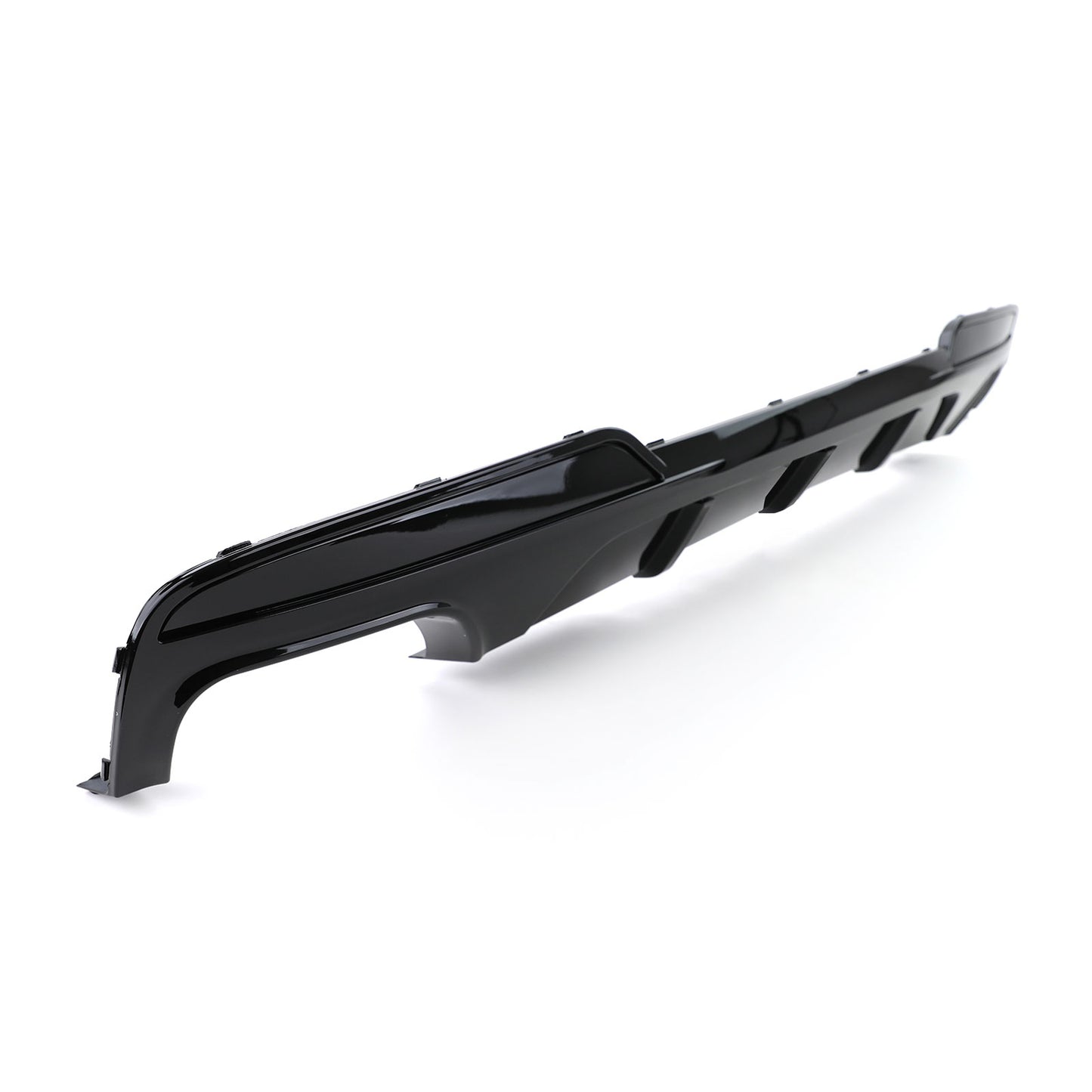 BMW F10 F11 535 Diffusore posteriore + terminali di scarico 550 performance nero lucido
