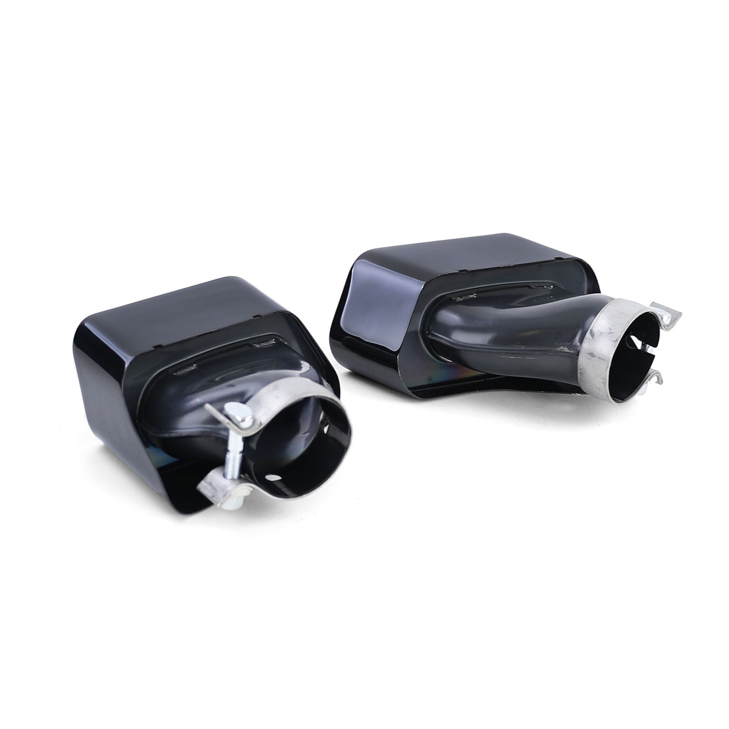 BMW F10 F11 535 Diffusore posteriore + terminali di scarico 550 performance nero lucido