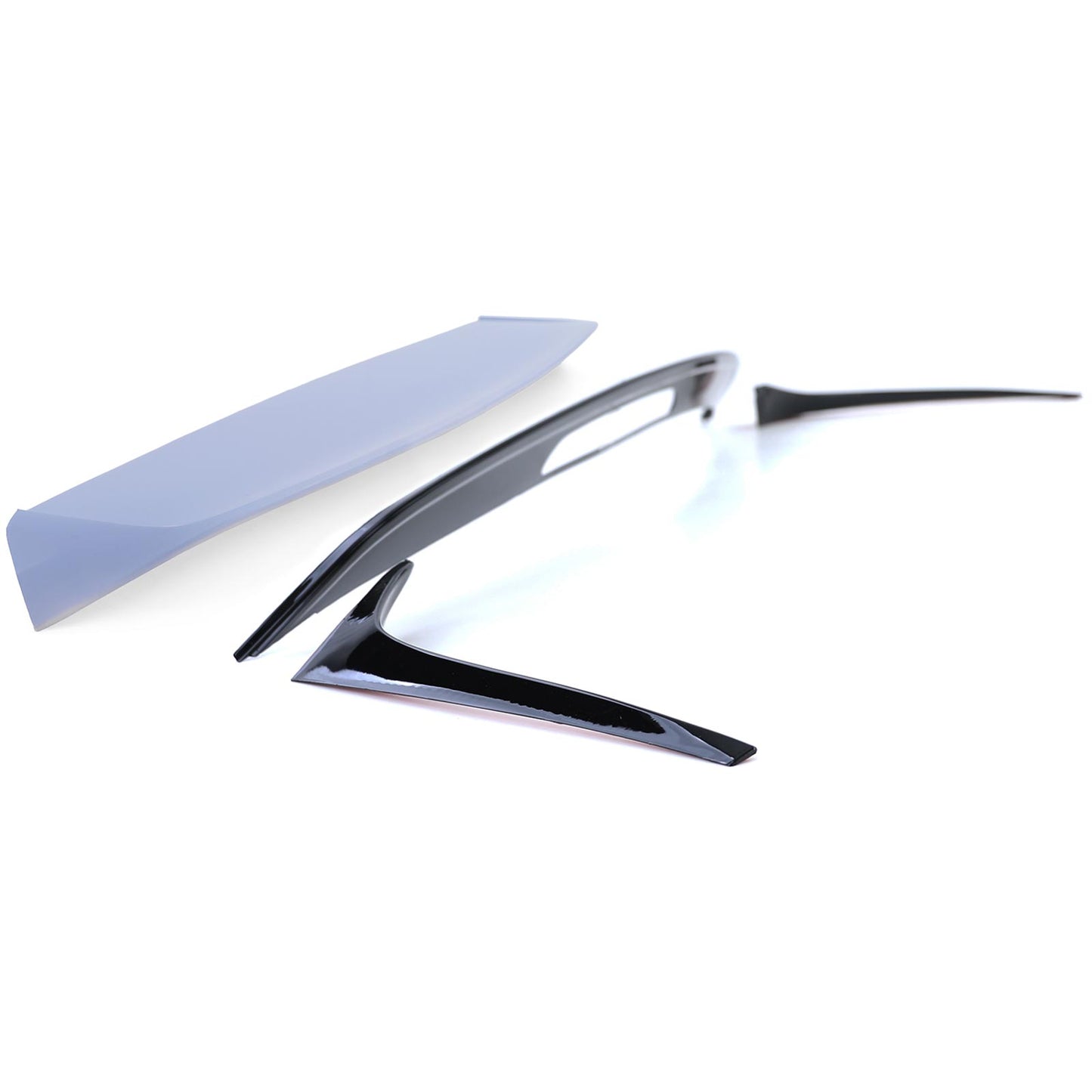 VW Golf 7 Berlina 12-17 Spoiler posteriore sportivo nero lucido