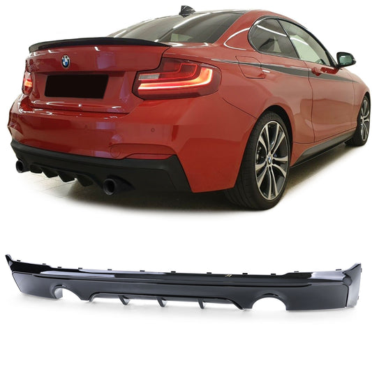 BMW F22 F23 228i M235i Diffusore posteriore performance nero lucido