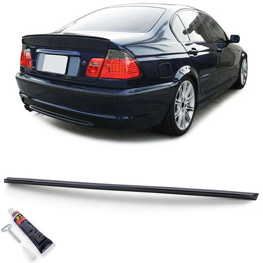 BMW Serie 3 E46 Limousine 98-05 Spoiler posteriore sportivo nero lucido
