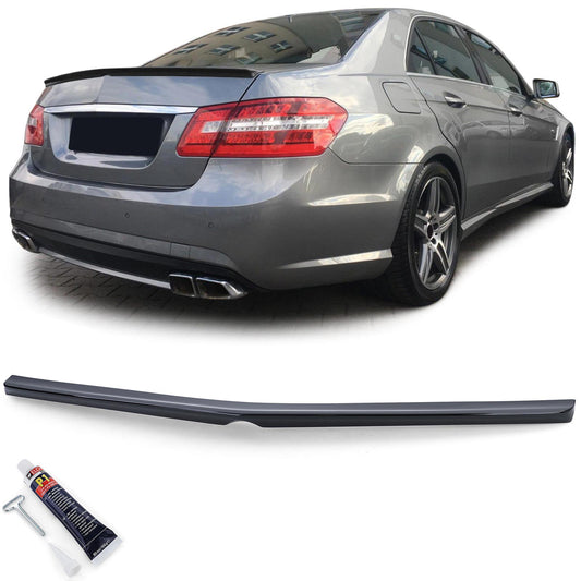 Mercedes E W212 Limousine 09-16 Spoiler posteriore sportivo nero lucido
