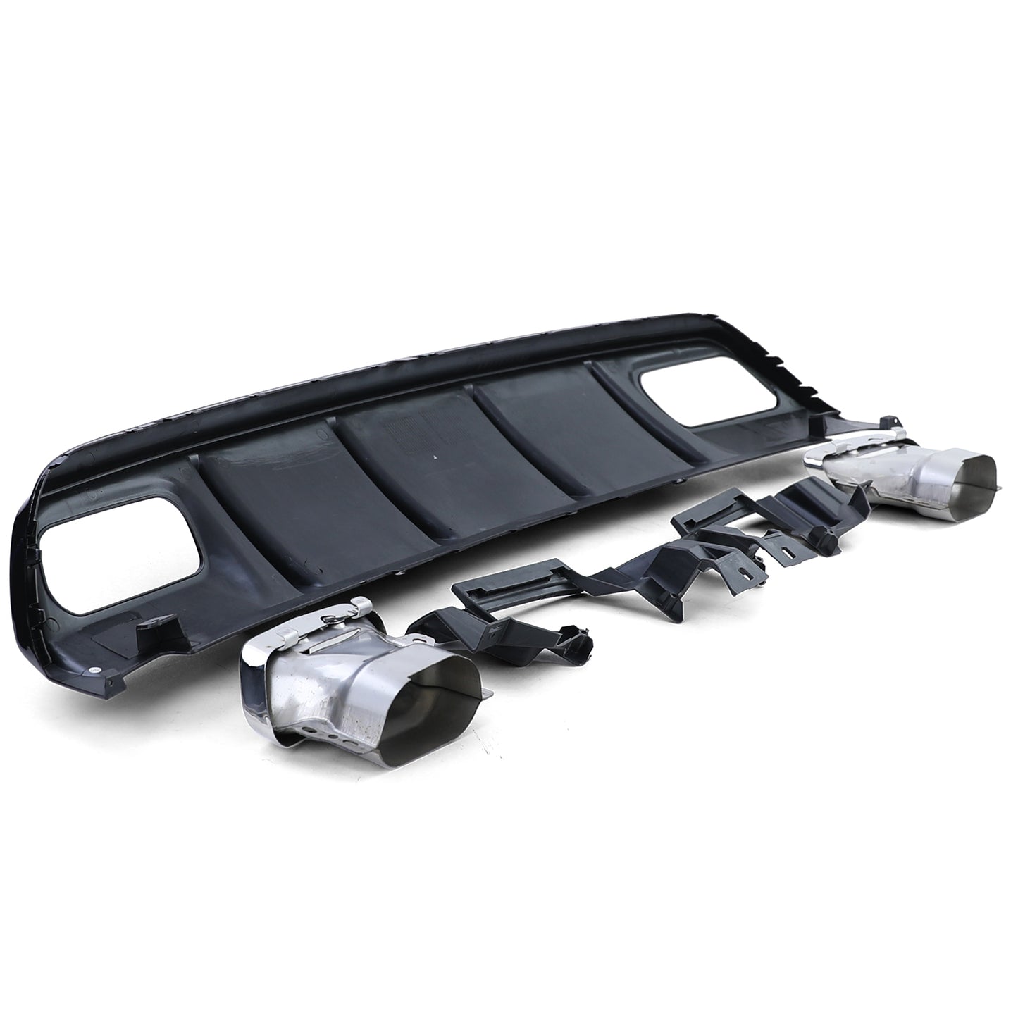 Mercedes classe A W176 dal 15 Diffusore posteriore sportivo con terminali cromati