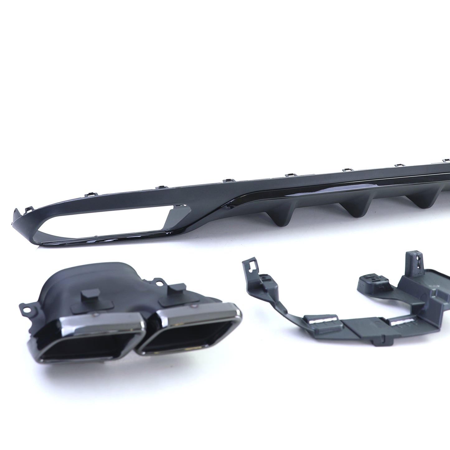 Mercedes Classe E W213 senza AMG Line Diffusore posteriore con terminali di scarico AMG