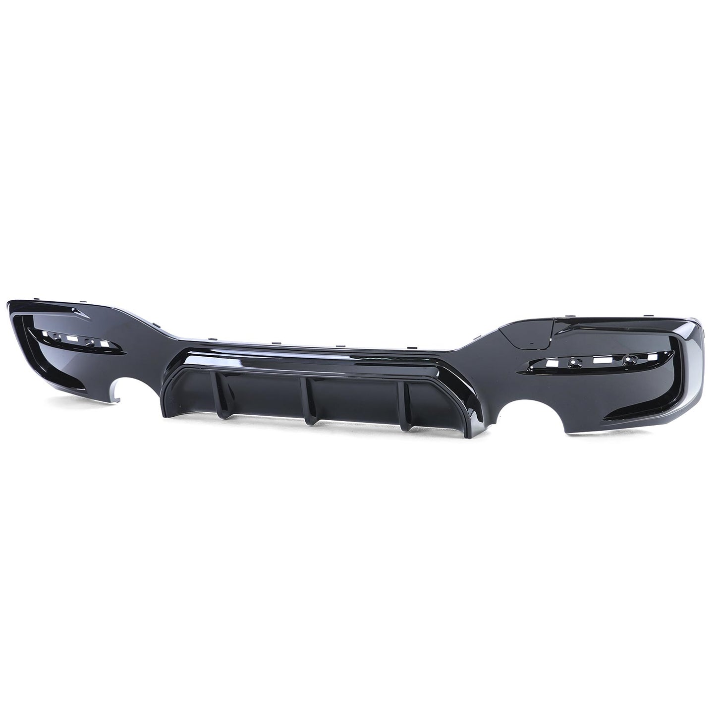 BMW Serie 1 F20 F21 15-19 LCI M135 M140 Diffusore posteriore sportivo nero lucido