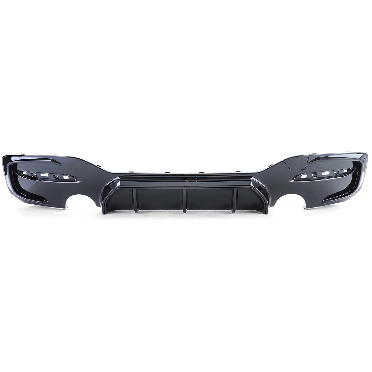 BMW Serie 1 F20 F21 15-19 LCI M135 M140 Diffusore posteriore sportivo nero lucido