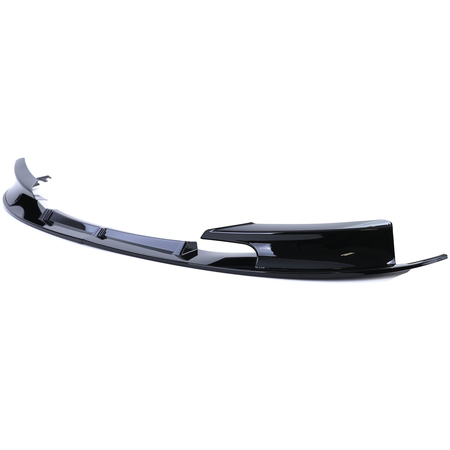BMW Serie 3 F30 F31 15-19 Spoiler anteriore labbro paraurti nero lucido