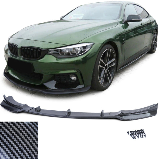 BMW serie 4 F32 F33 F36 con M Spoiler anteriore labbro performance carbon look
