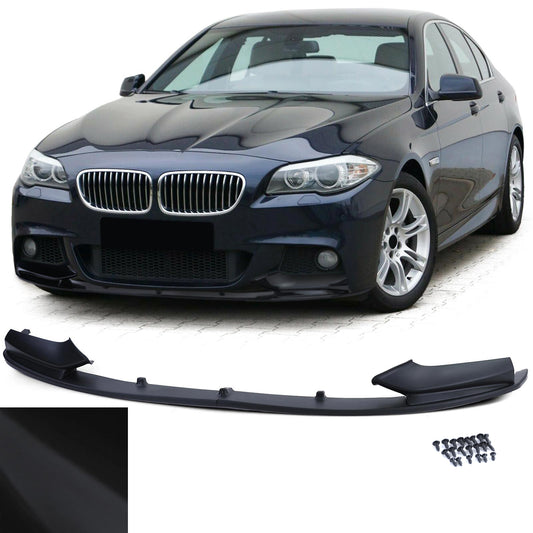 BMW Serie 5 F10 F11 10-17 Labbro dello spoiler anteriore performance nero opaco