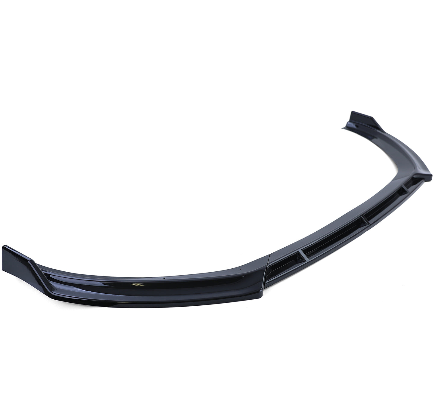 udi A3 8V Facelift 16-20 Spoiler anteriore labbro paraurti nero lucido