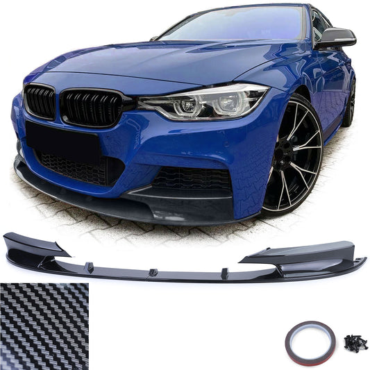 BMW serie 3 F30 F31 11-19 Spoiler anteriore labbro performance carbon