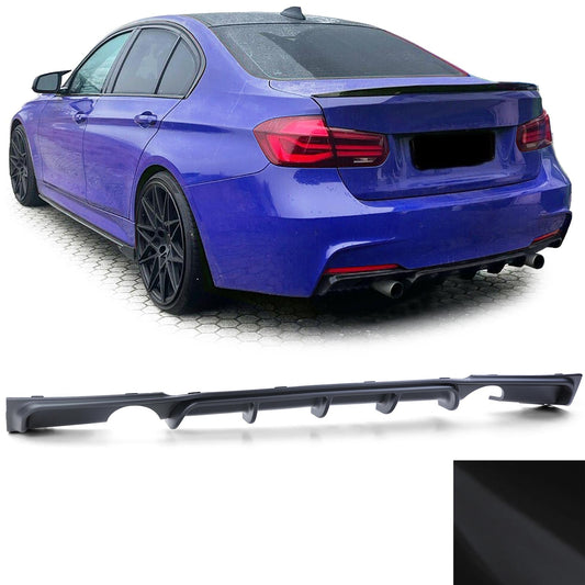BMW Serie 3 F30 F31 335i 340i Diffusore posteriore Performance nero opaco