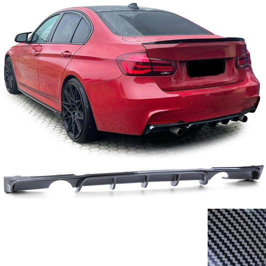 BMW Serie 3 F30 F31 335i 340i Diffusore posteriore Performance carbon look