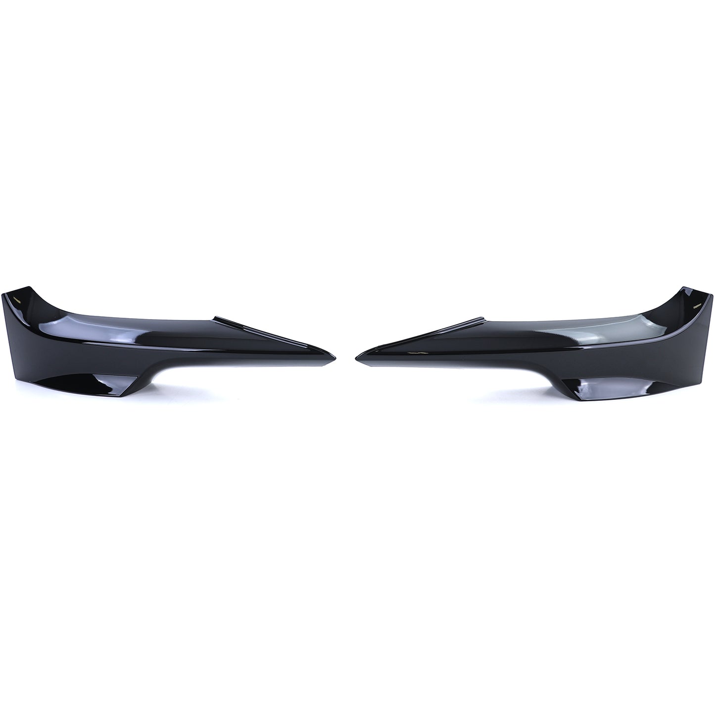 BMW serie 3 E92 E93 06-10 Splitter angoli spoiler anteriore nero lucido