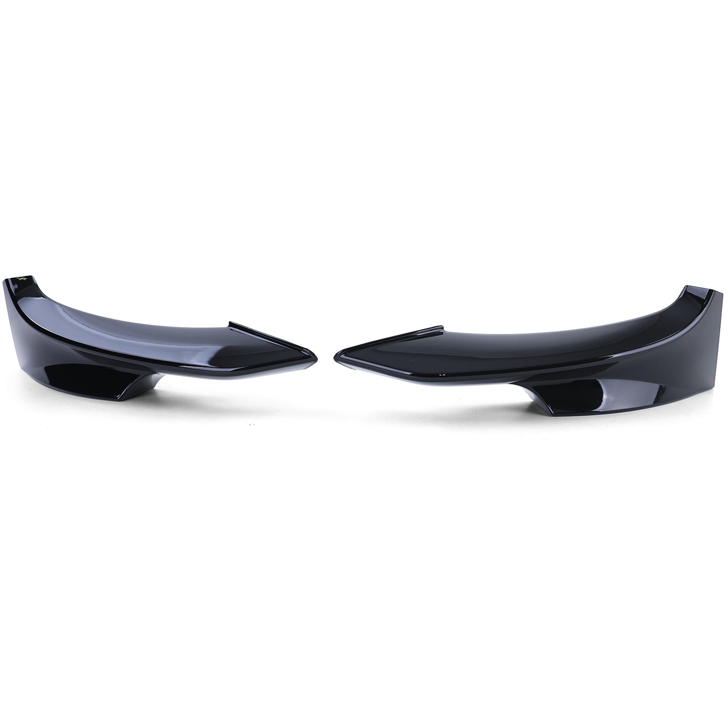 BMW Serie 3 E90 E91 08-12 Splitter angoli spoiler anteriore nero lucido
