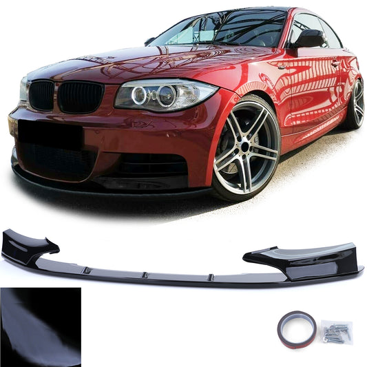 BMW serie 1 F20 F21 10-15 Performance spoiler anteriore con splitter lucido