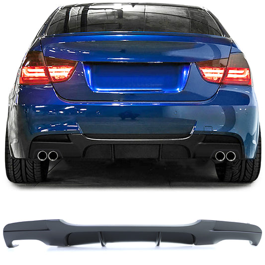 BMW Serie 3 E90 05-12 Diffusore posteriore performance doppio tubo su entrambi i lati