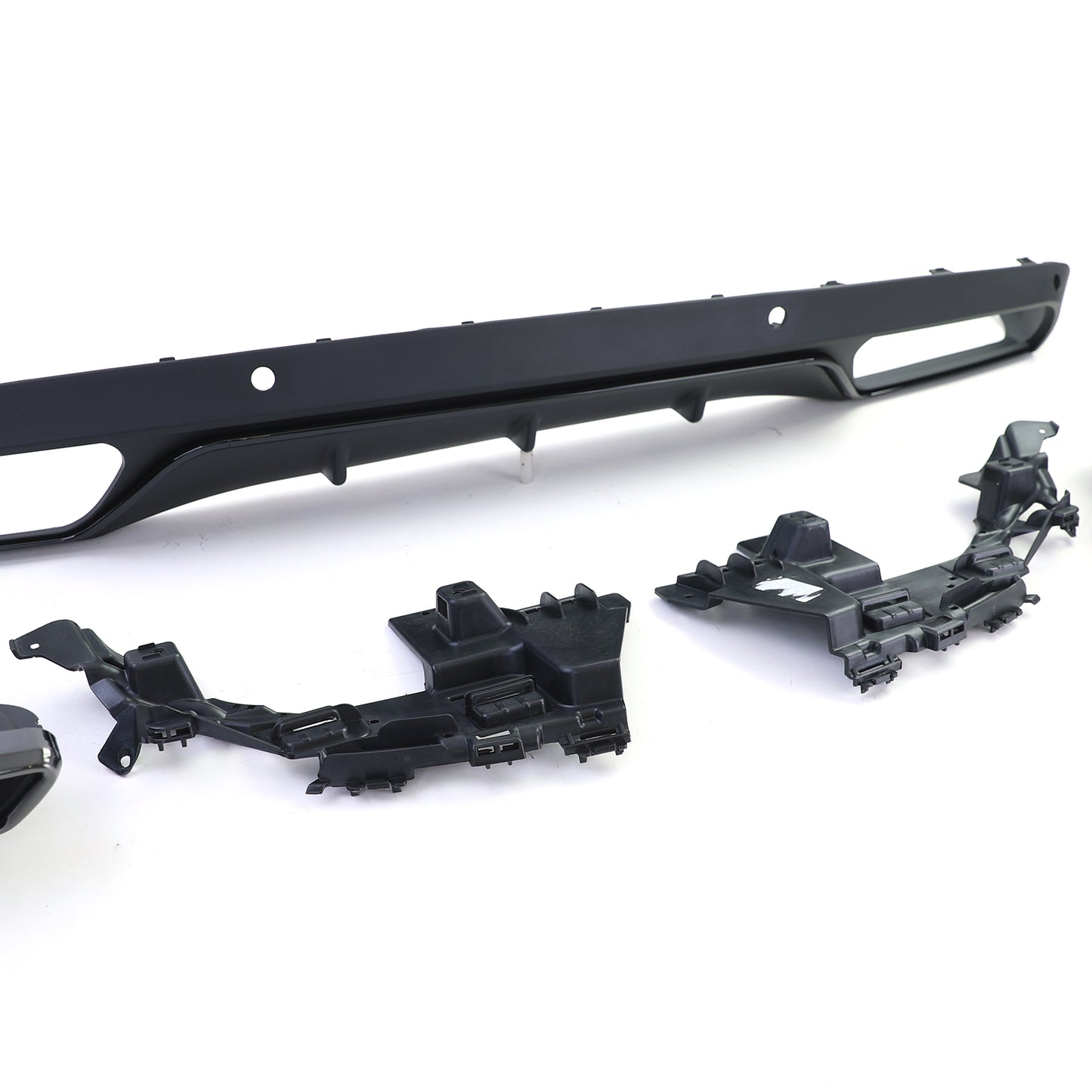 Mercedes W205 berlina 14-18 Diffusore posteriore sportivo con terminali di scarico