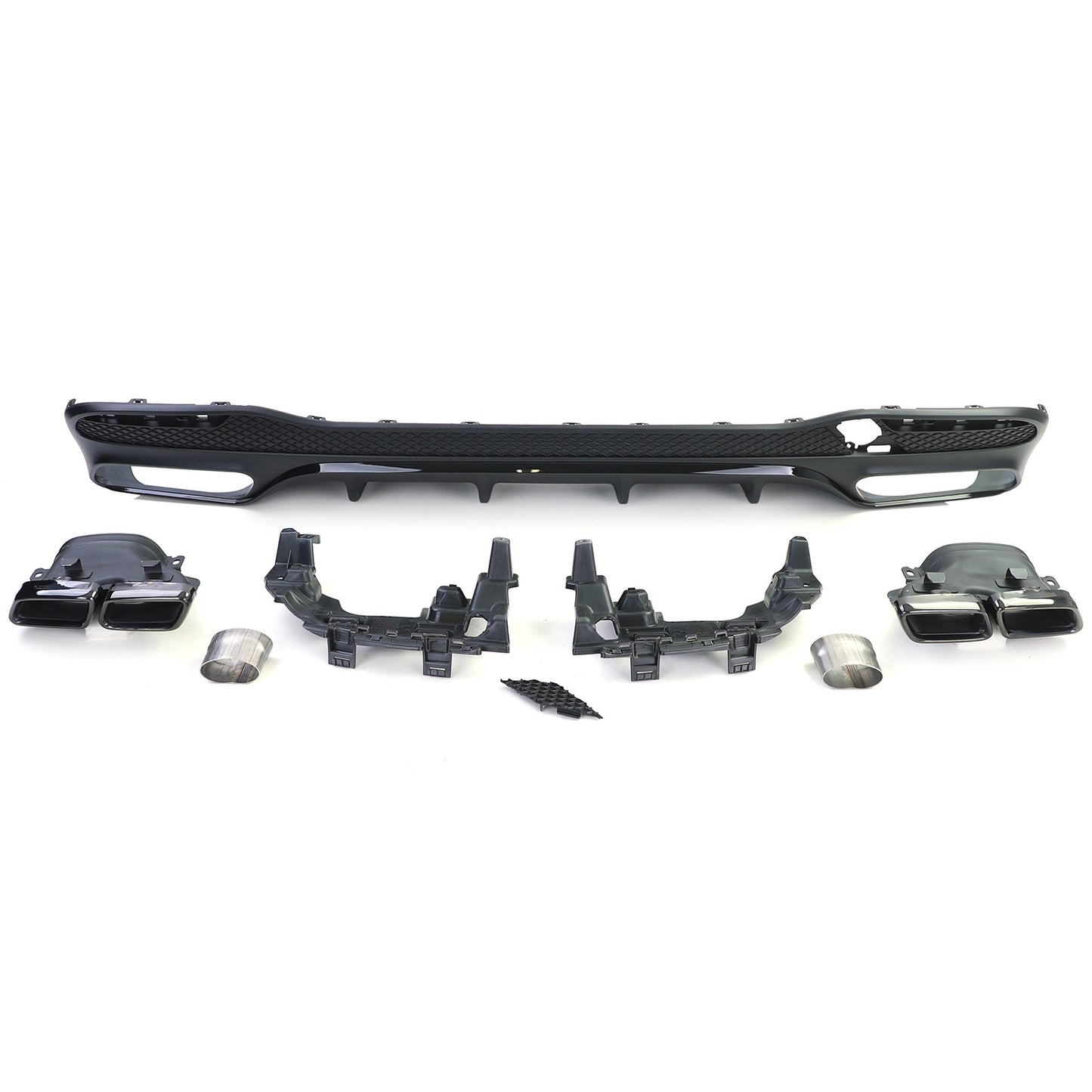 Mercedes GLS X166 15-19 Diffusore posteriore sportivo con terminali di scarico