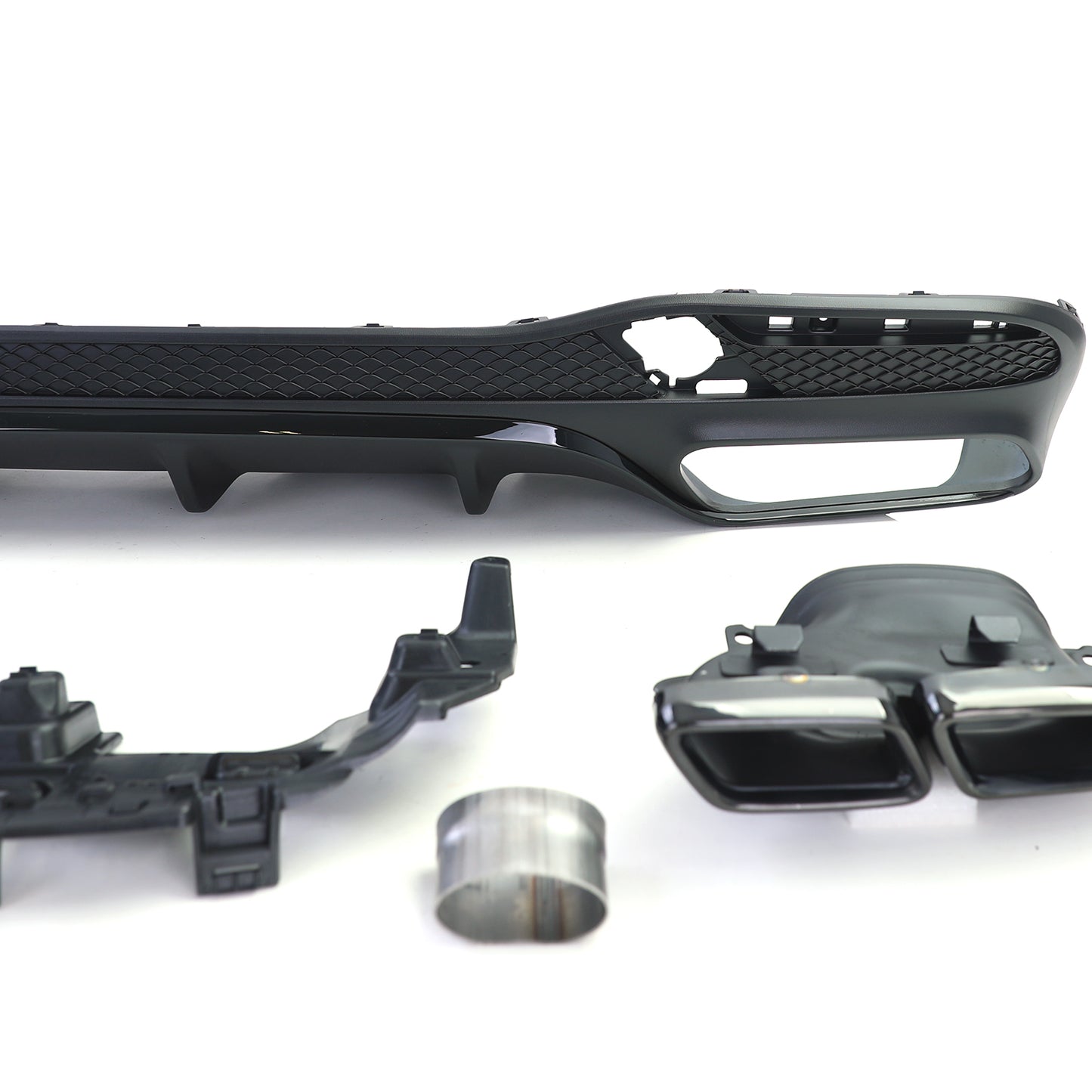 Mercedes GLS X166 15-19 Diffusore posteriore sportivo con terminali di scarico