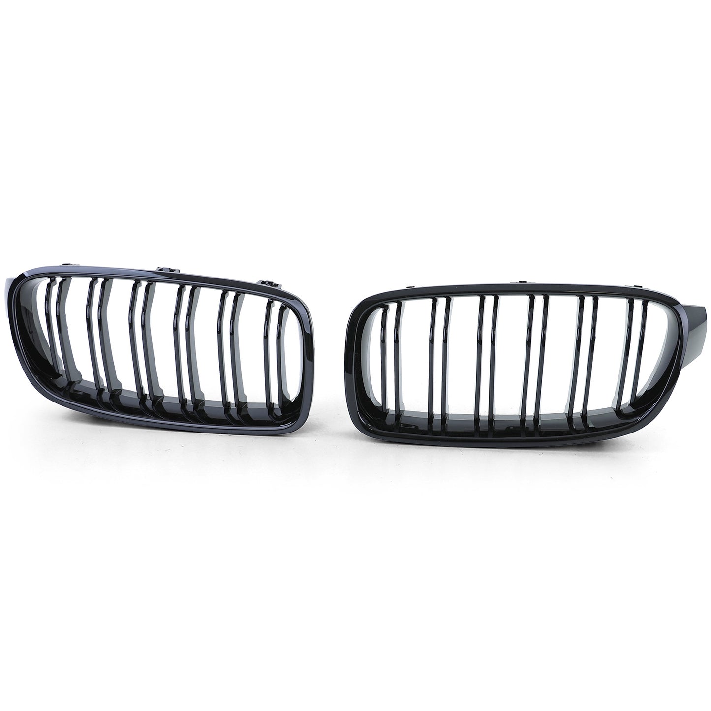 BMW F30 F31 11-19 Griglia radiatore sportiva doppia barra nera lucida