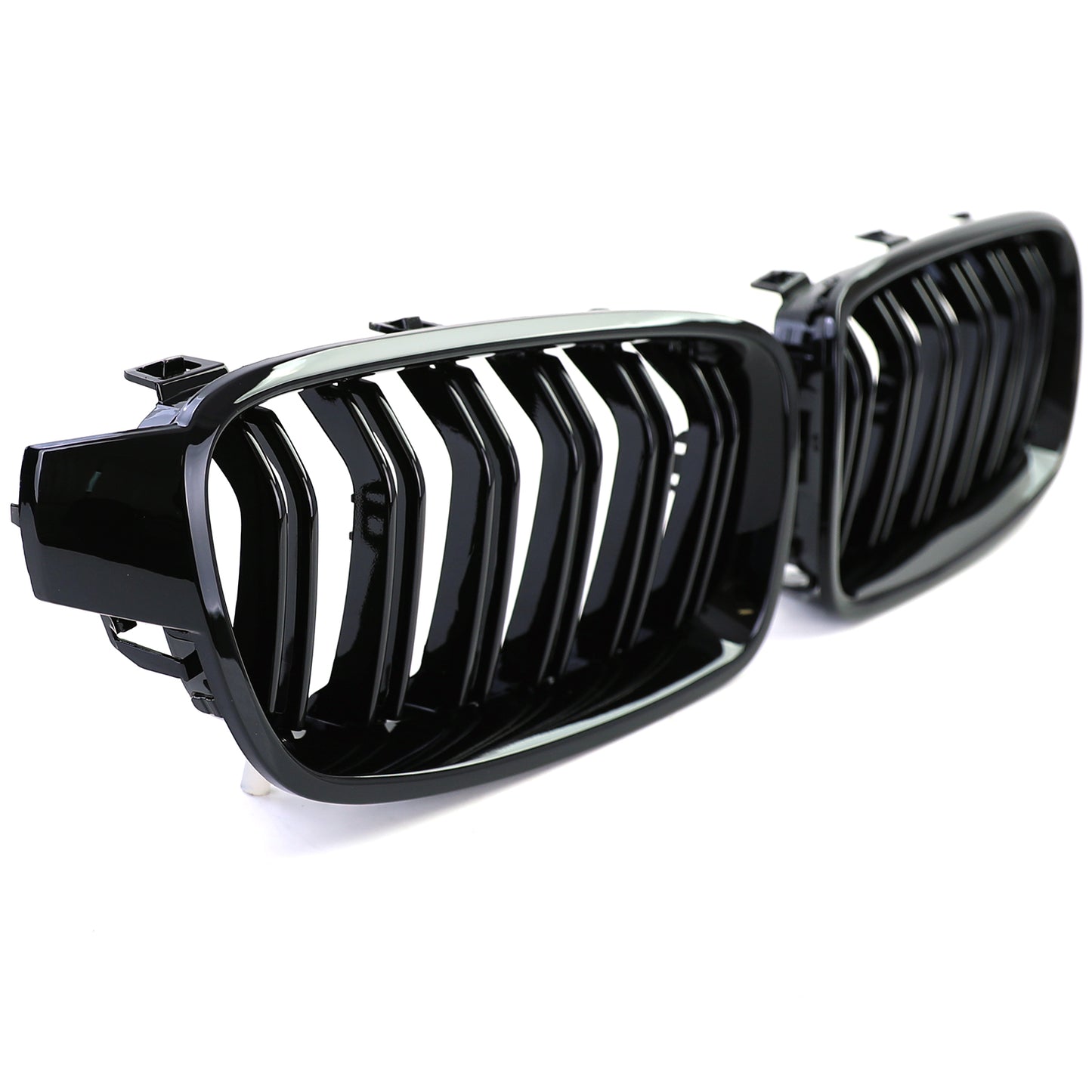 BMW F30 F31 11-19 Griglia radiatore sportiva doppia barra nera lucida