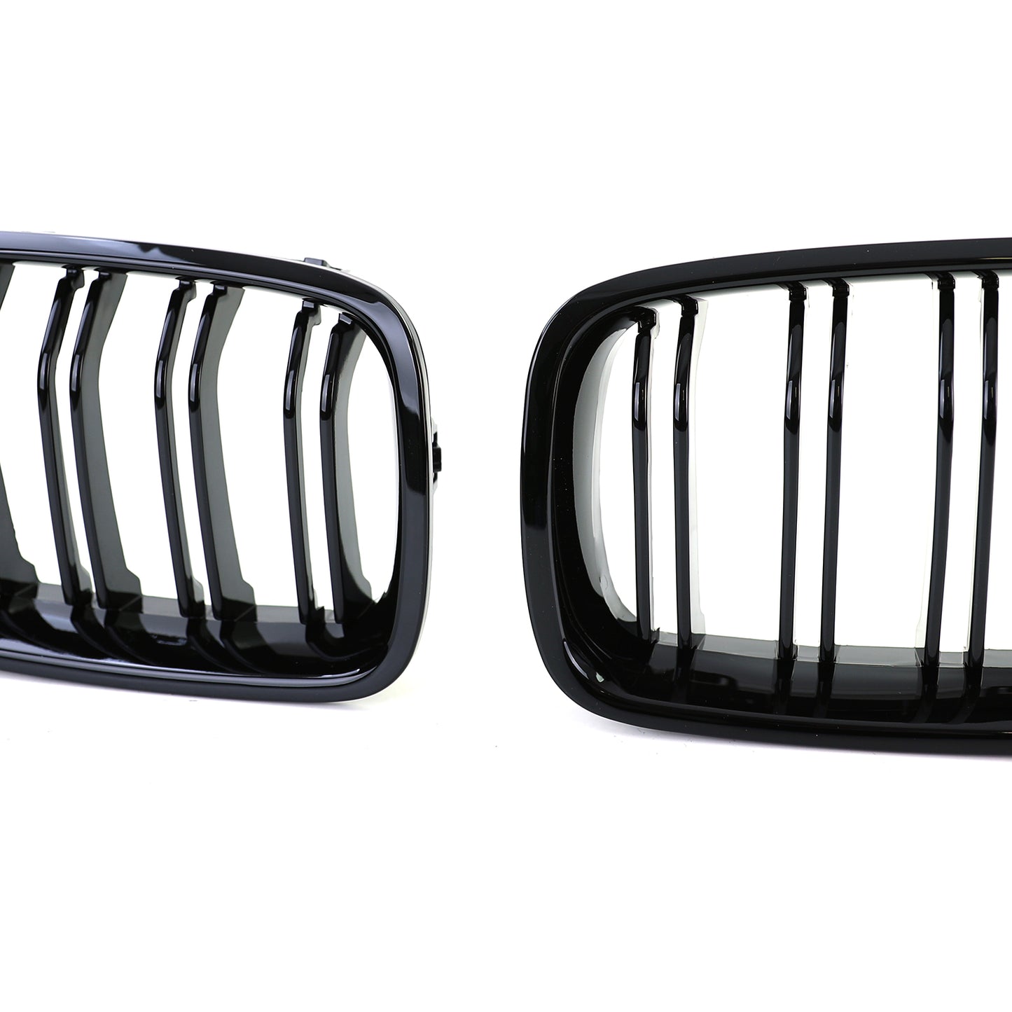 BMW F30 F31 11-19 Griglia radiatore sportiva doppia barra nera lucida