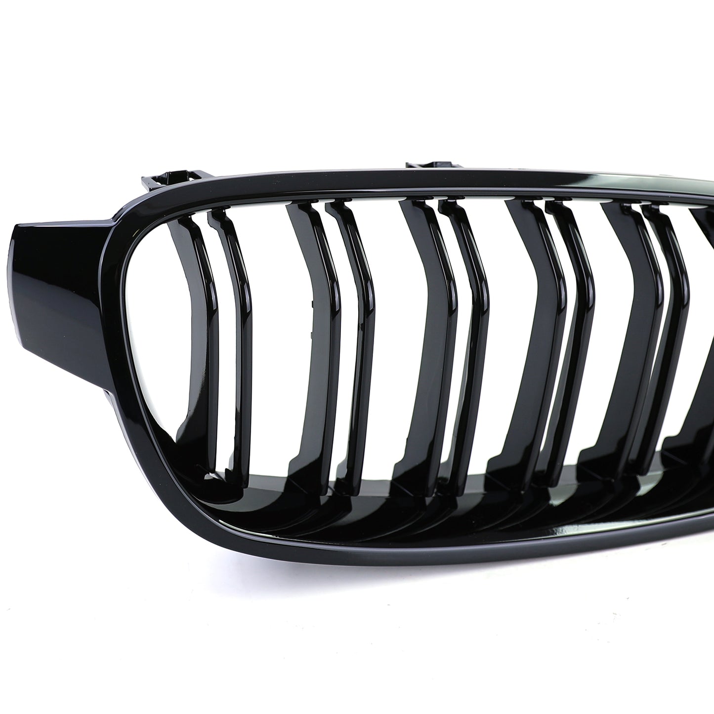 BMW F30 F31 11-19 Griglia radiatore sportiva doppia barra nera lucida