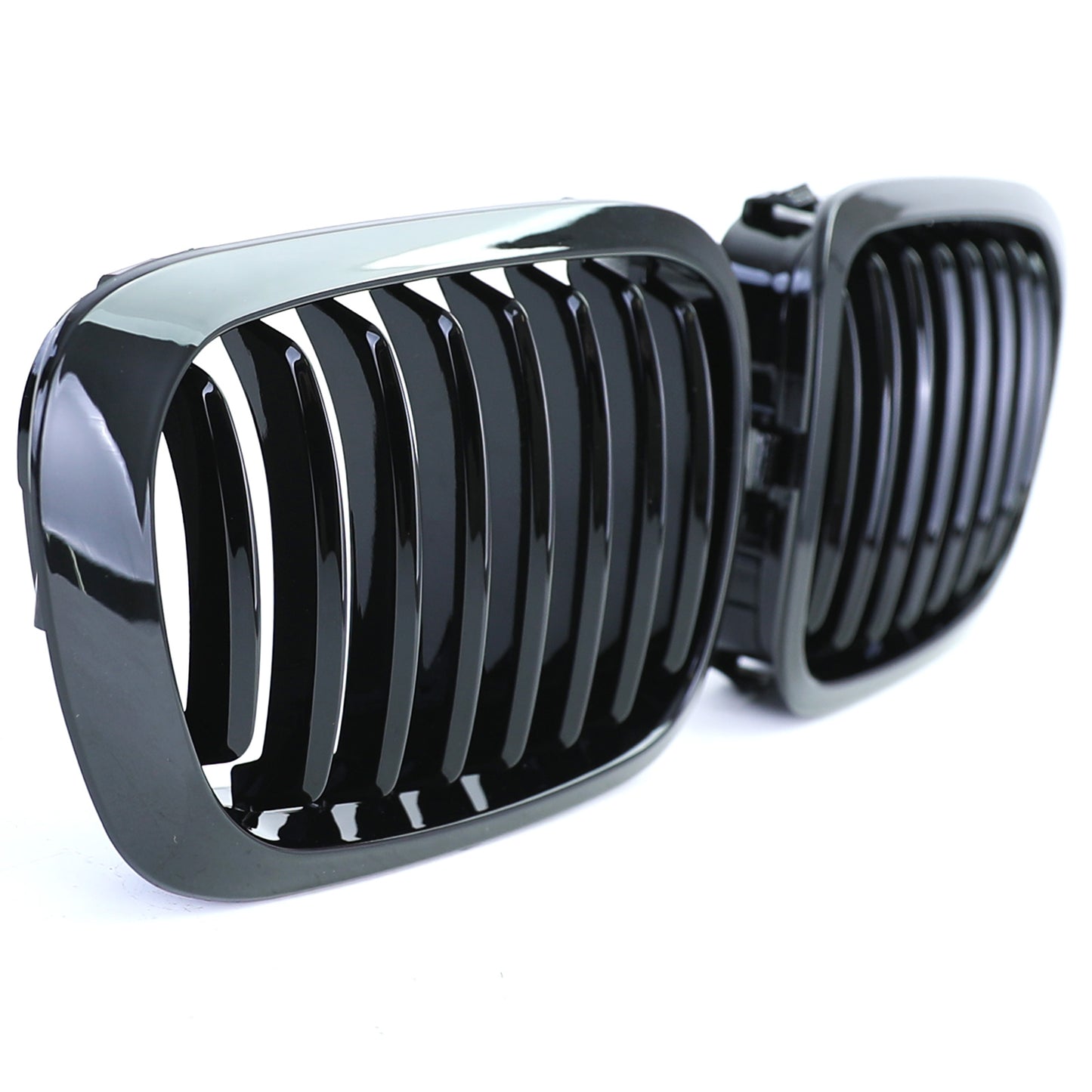 BMW Serie 3 E46 coupé cabriolet 99-03 Griglia sportiva Performance lucida Barra singola