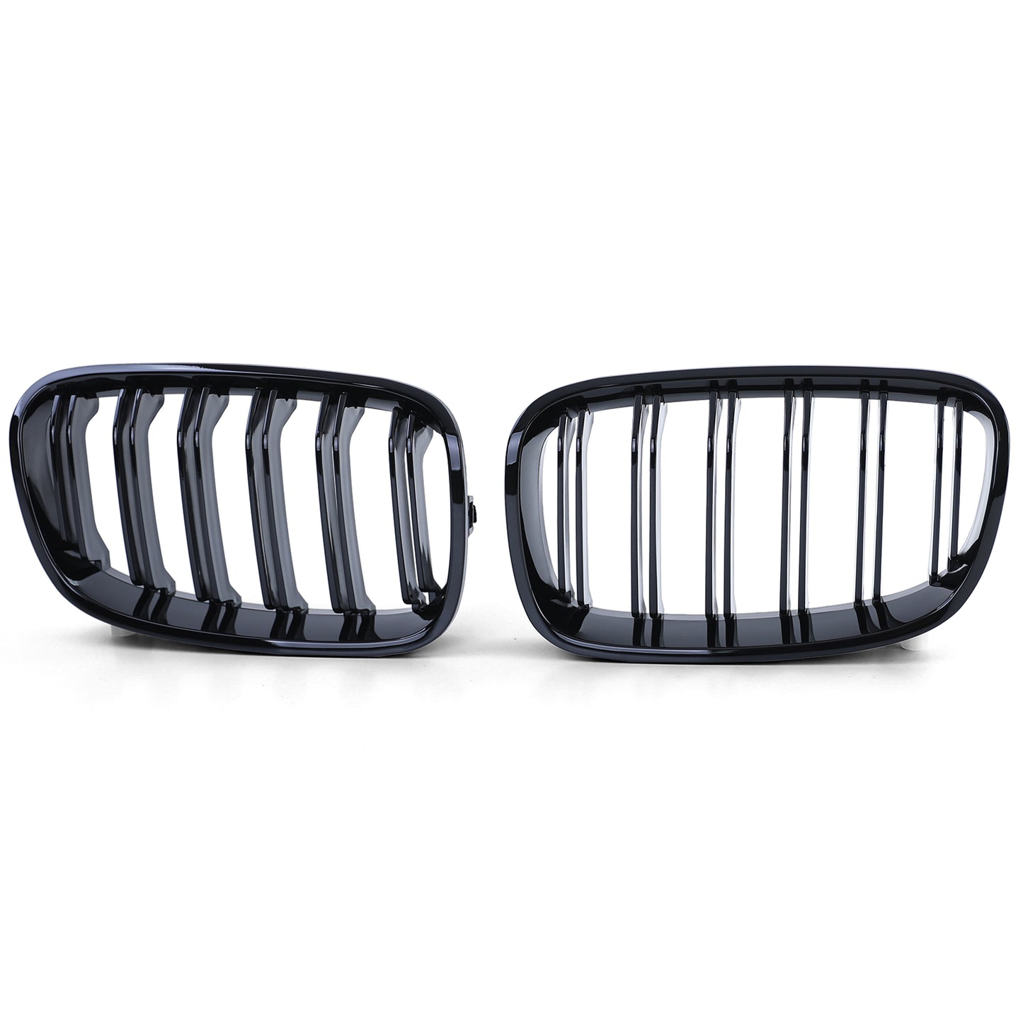 BMW Serie 1 F20 F21 10-14 Griglia radiatore sportiva doppia barra Performance lucida