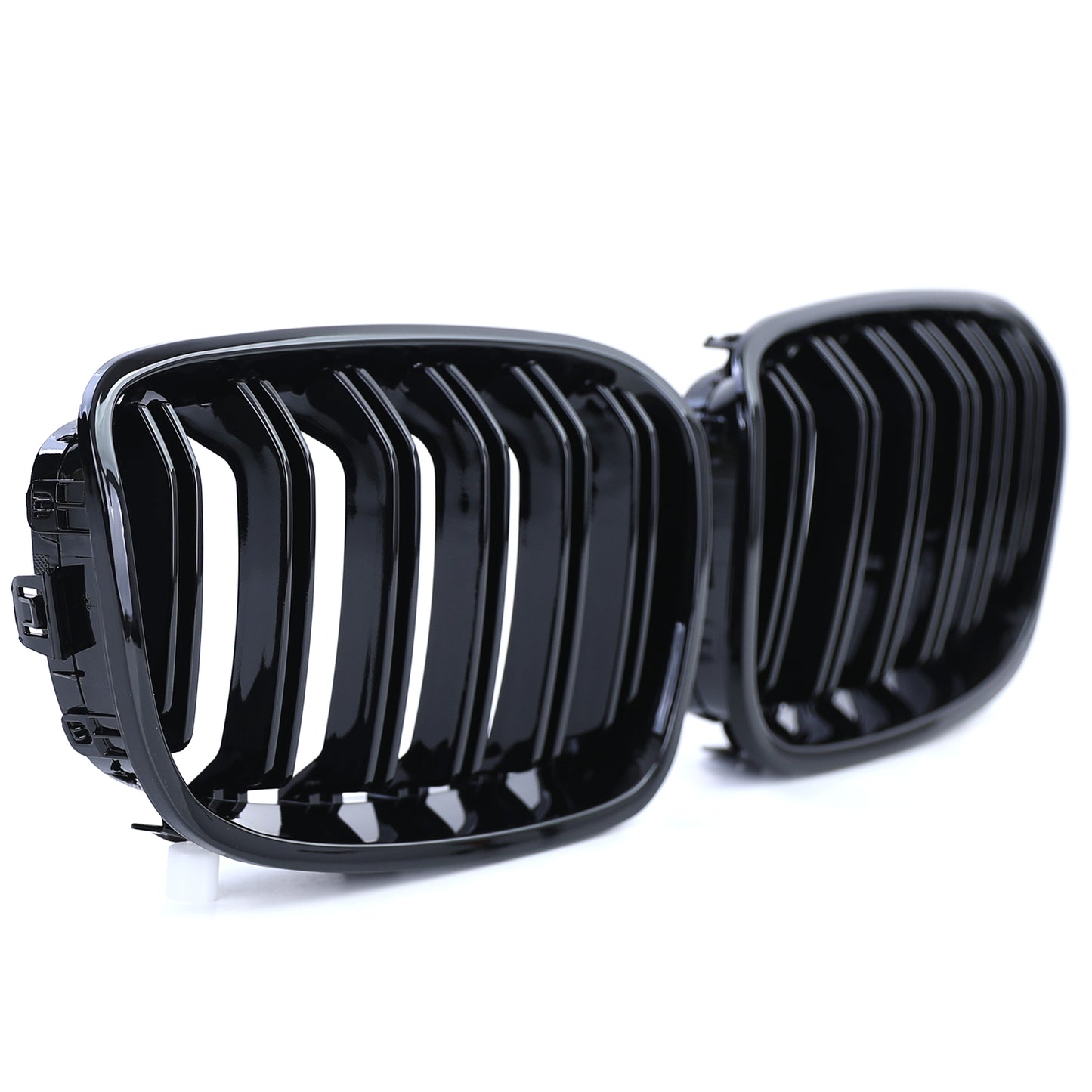 BMW Serie 1 F20 F21 10-14 Griglia radiatore sportiva doppia barra Performance lucida