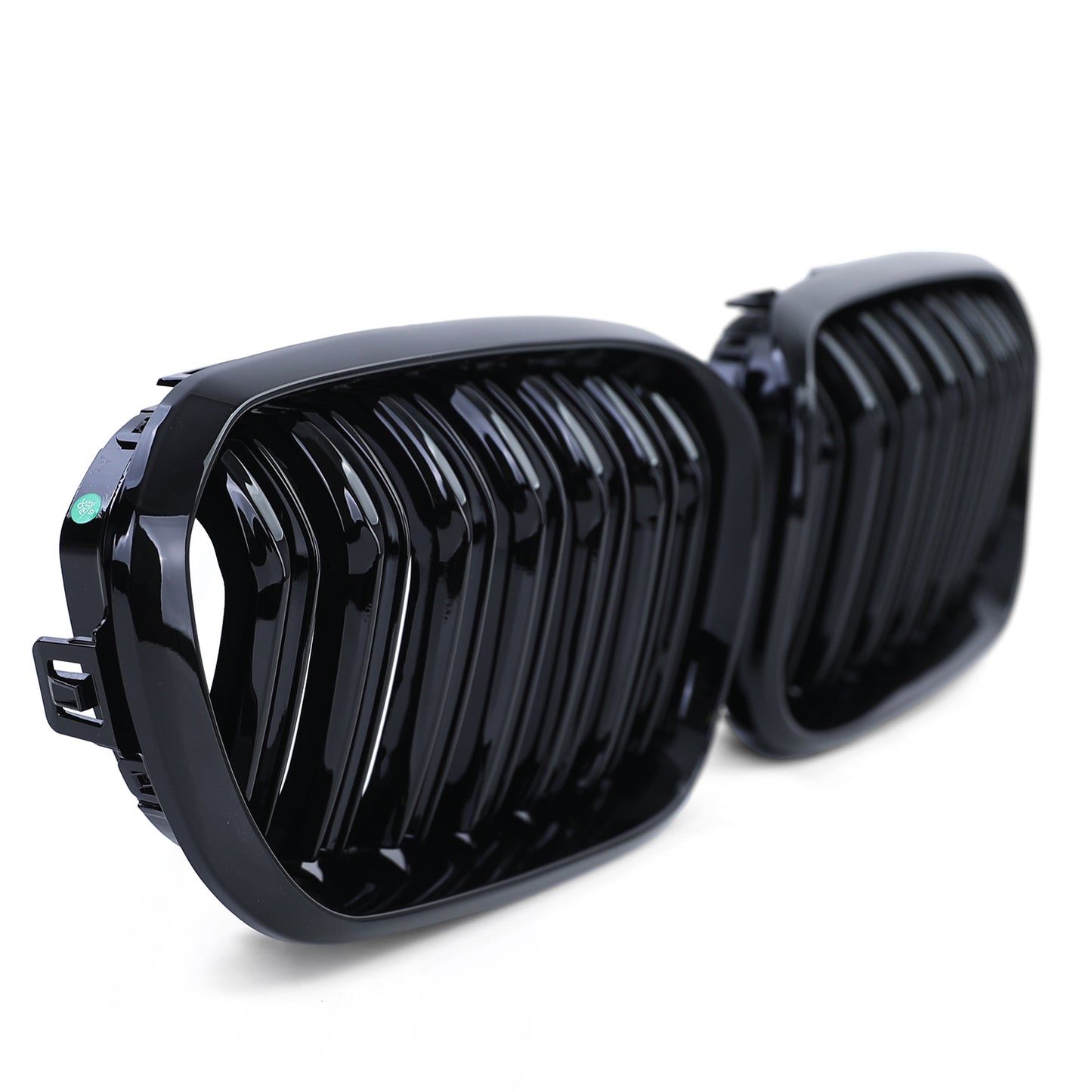 BMW Serie 1 F20 F21 15-19 Griglia sportiva a doppia barra Performance Lucida
