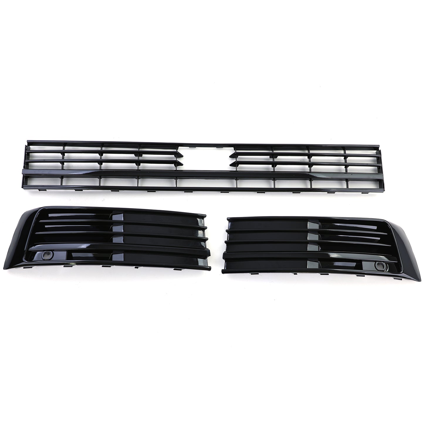 VW T6 Multivan con ACC 15-19 Paraurti griglia radiatore nero lucido