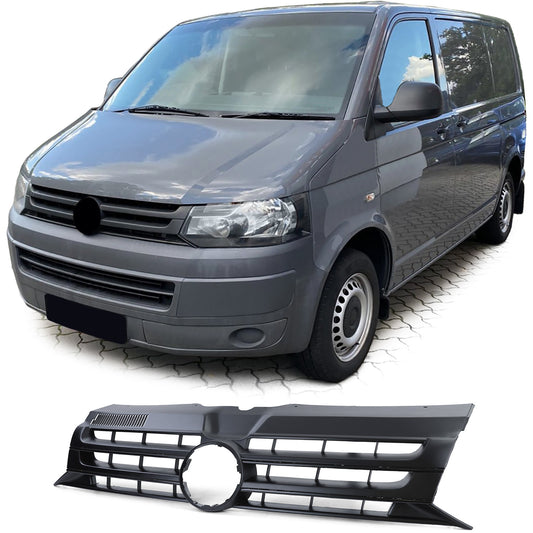 VW Bus T5 Facelift 09-15 Griglia del radiatore nera