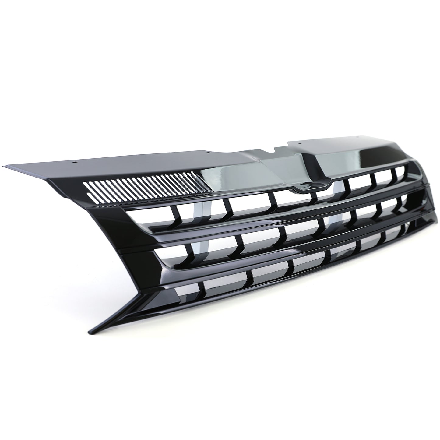 VW Bus T5 Facelift 09-15 Griglia del radiatore senza emblema nero lucido