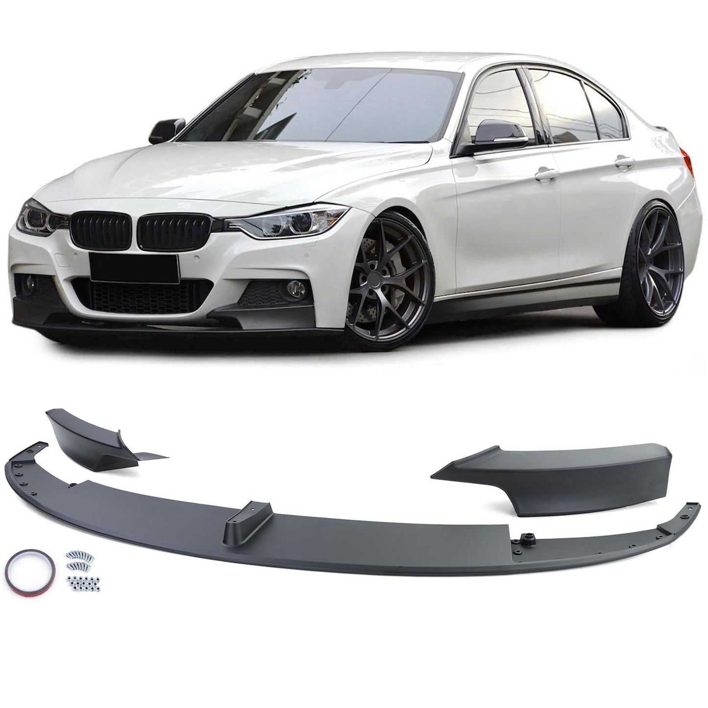 BMW Serie 3 F30 F31 11-19 spoiler anteriore