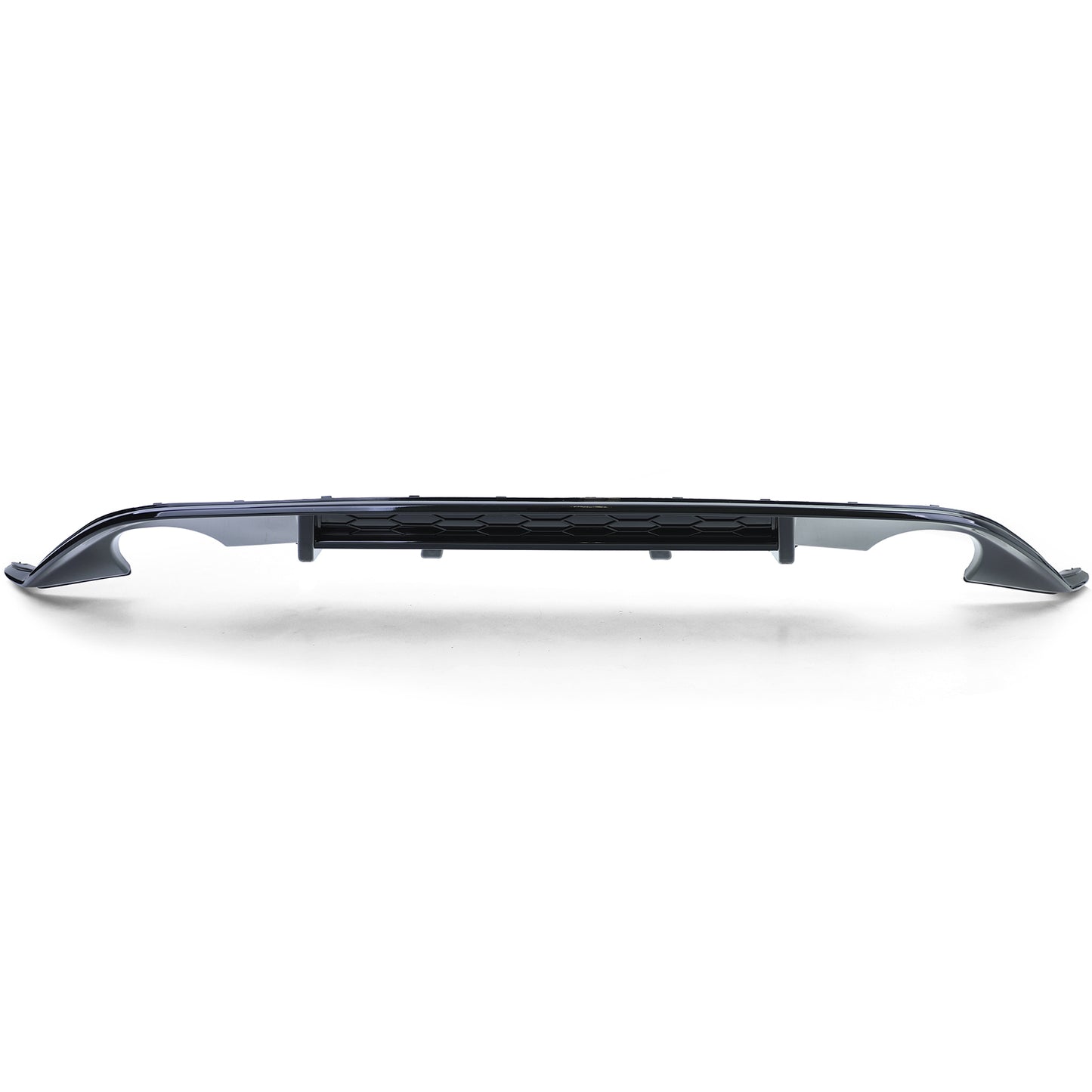 VW Golf 7 GTI 13-17 Diffusore posteriore sportivo tubo singolo su entrambi i lati nero lucido