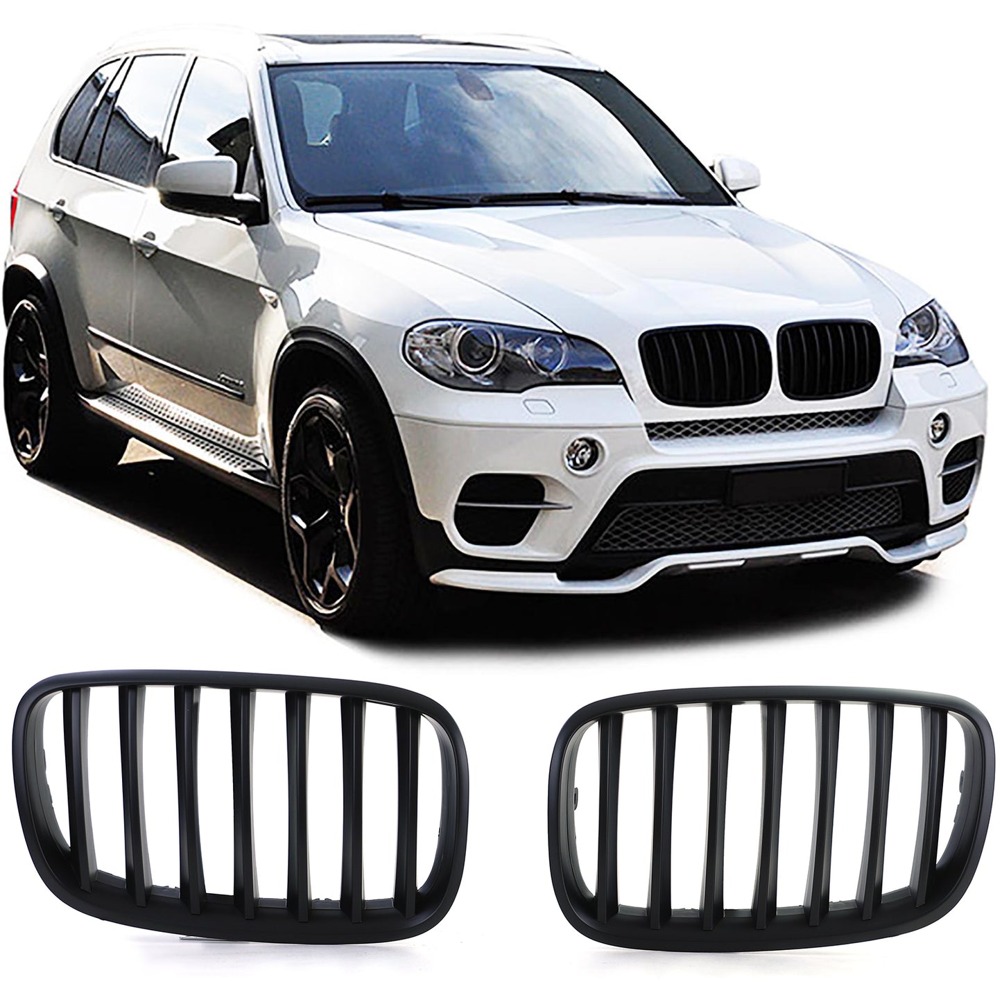 BMW X5 E70 X6 E71 06-13 Griglia sportiva Performance nera opaca