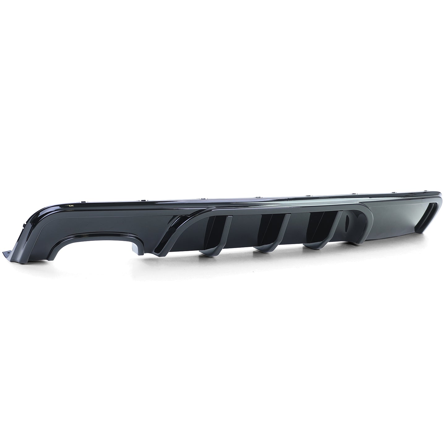 BMW Serie 1 E82 E88 07-13 Diffusore posteriore sportivo nero lucido