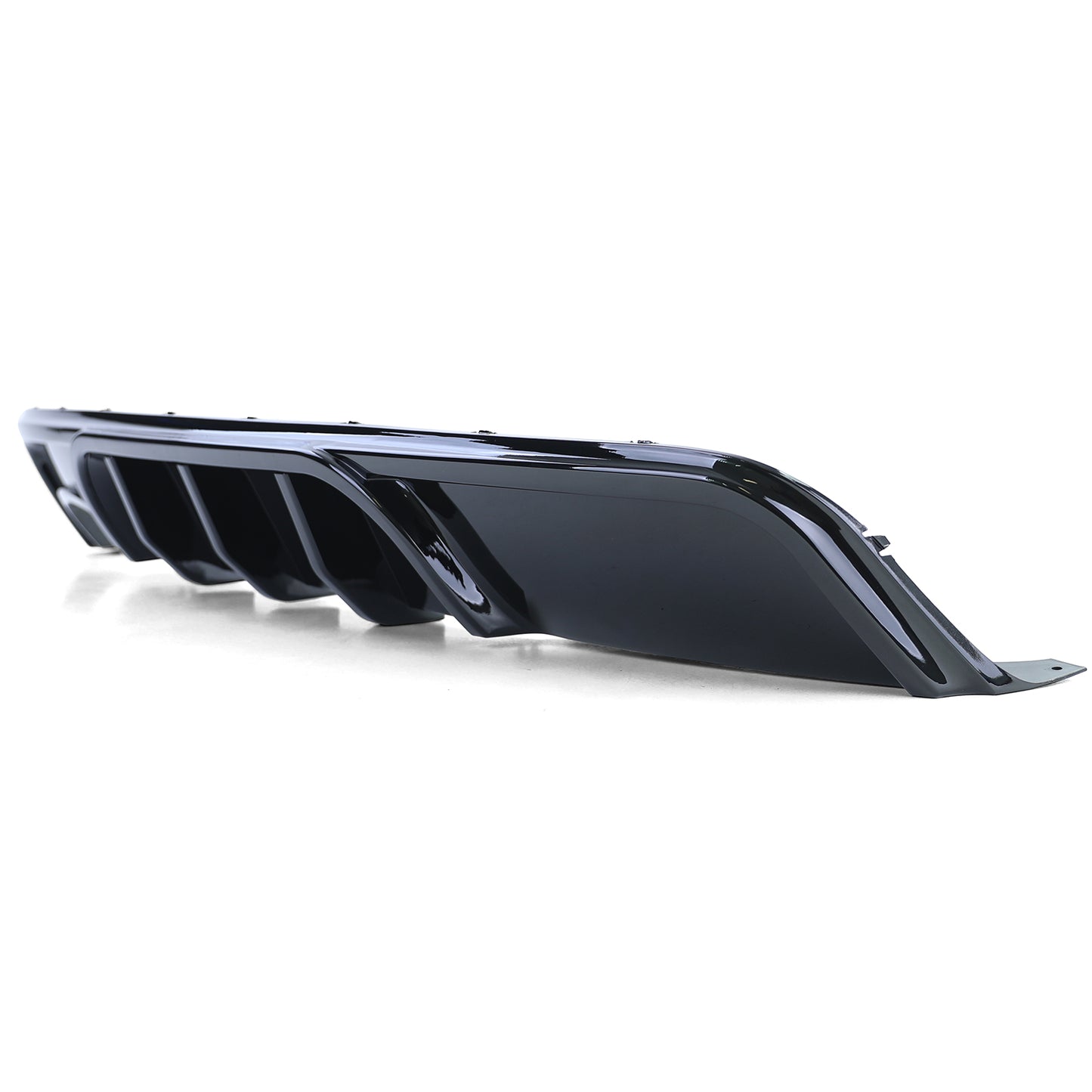 BMW Serie 1 E82 E88 07-13 Diffusore posteriore sportivo nero lucido