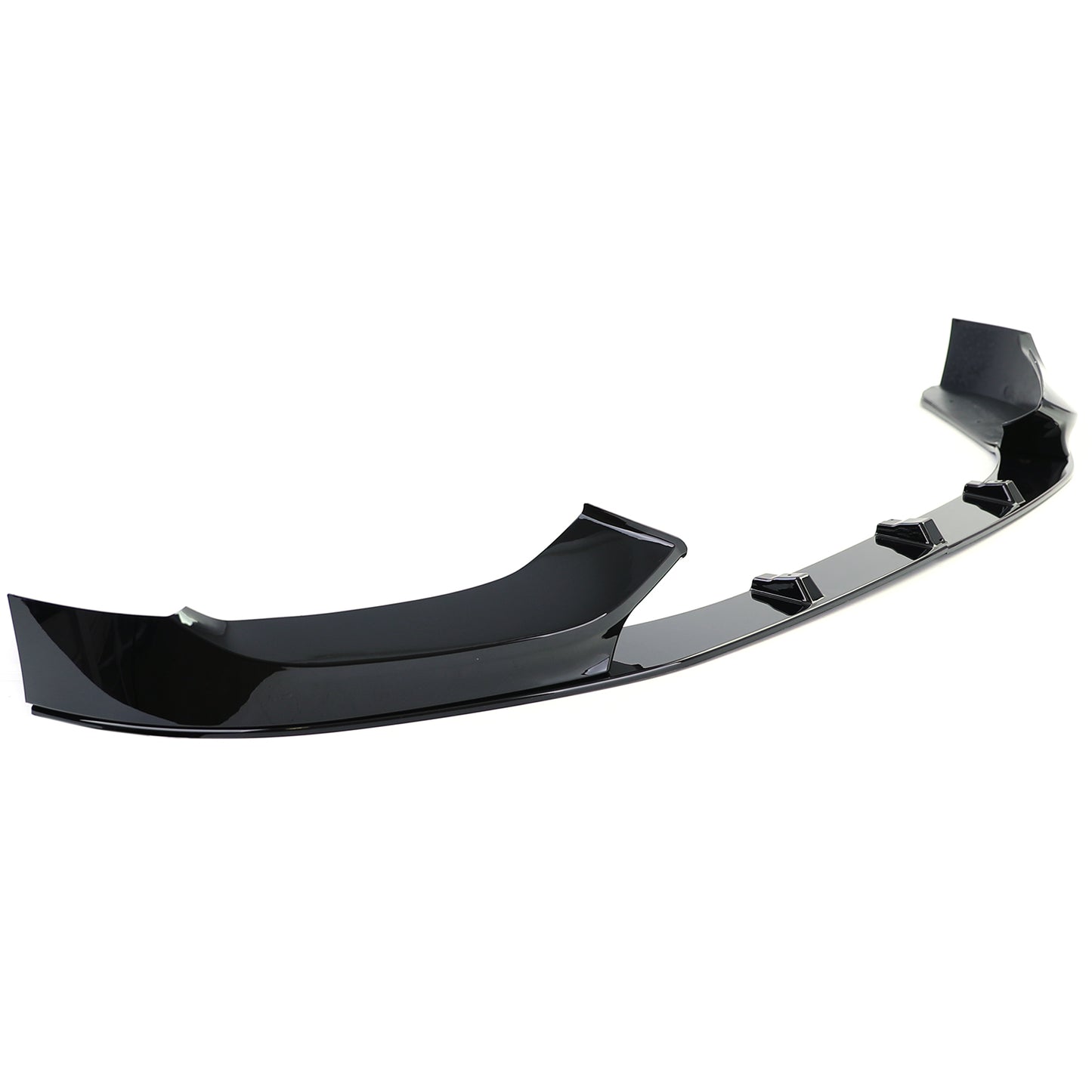 BMW Serie 1 F20 F21 Facelift 15-19 Spoiler Splitter Anteriore Nero Lucido